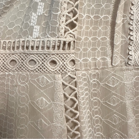 Free People Wherever You Go Embroidered Cutout Mini Dress - Picture 3 of 5